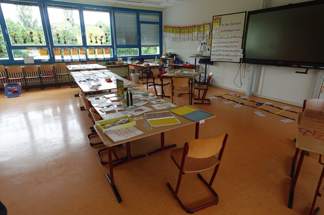 Einblick in ein Klassenzimmer